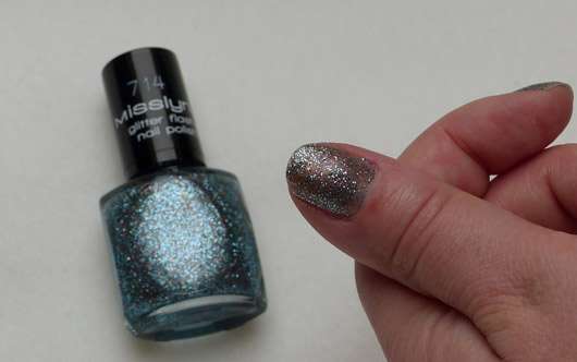 Misslyn glitter flash nail polish, Farbe: 714 stay with me (LE)