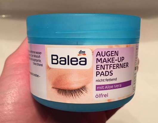 Balea Augen Make-up Entferner Pads ölfrei