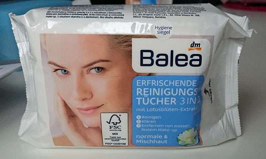 Balea Erfrischende Reinigungstücher 3in1 (normale und Mischhaut)