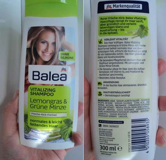 Balea Vitalizing Shampoo Lemongras & Grüne Minze