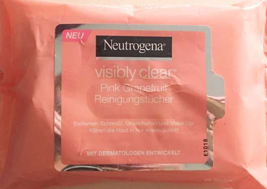 Neutrogena Visibly Clear Pink Grapefruit Reinigungstücher 