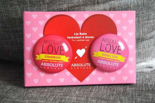 ABSOLUTE NEW YORK Duo Lip Balm „Absolute Love“ (Strawberry + Bubble Gum)