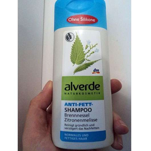 Test Shampoo Alverde Anti Fett Shampoo Brennnessel Zitronenmelisse Testbericht Von Naddl