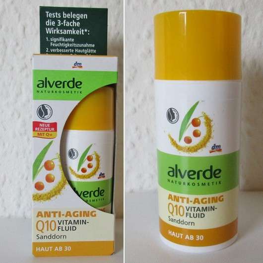 alverde Anti-Aging Q10 Vitaminfluid Sanddorn