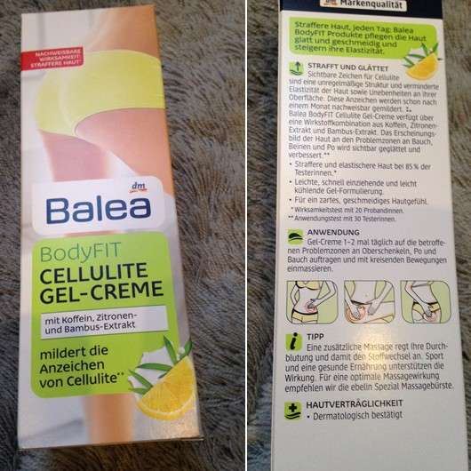 <strong>Balea BodyFIT</strong> Cellulite Gel-Creme