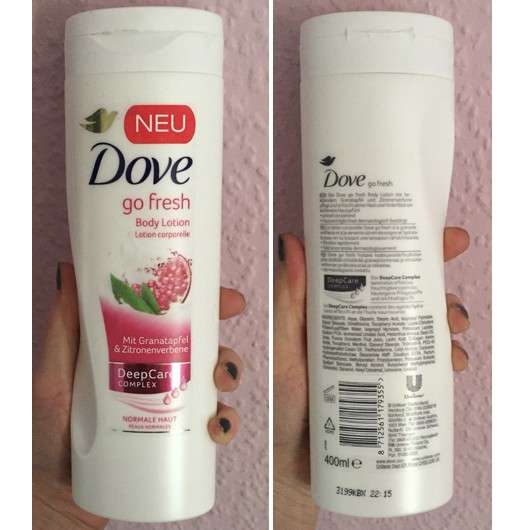 Dove go fresh Body Lotion mit Granatapfel- & Zitronenverbene