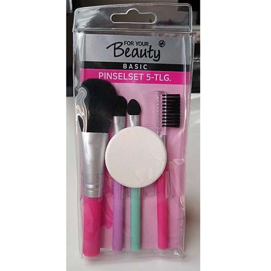 Produktbild zu for your Beauty Basic Pinselset 5-tlg.
