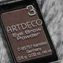 ARTDECO Eye Brow Powder, Farbe: 3 brown