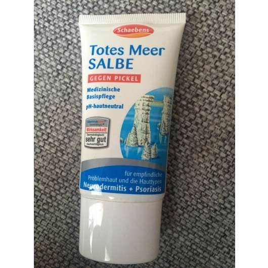 Test Anti Pickel Produkte Schaebens Totes Meer Salbe Gegen Pickel Testbericht Von Tonit