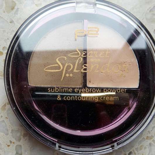 p2 secret splendor sublime eyebrow powder & contouring cream, Farbe: 010 gentle brunette (LE)