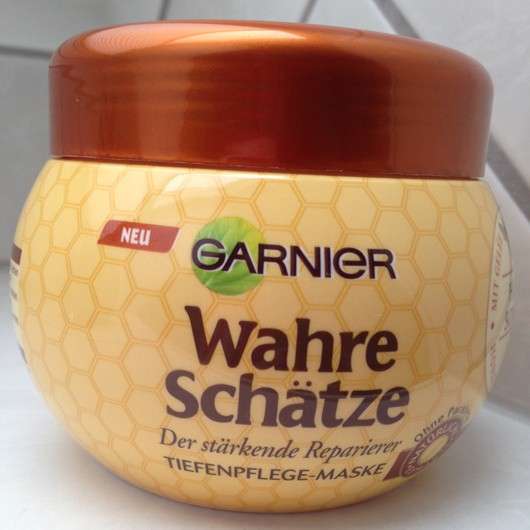 Garnier Wahre Schätze Der stärkende Reparierer Tiefenpflege-Maske Honig-Geheimnisse
