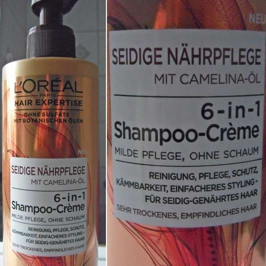 L'Oréal Paris Hair Expertise Seidige Nährpflege 6-in-1 Shampoo-Crème