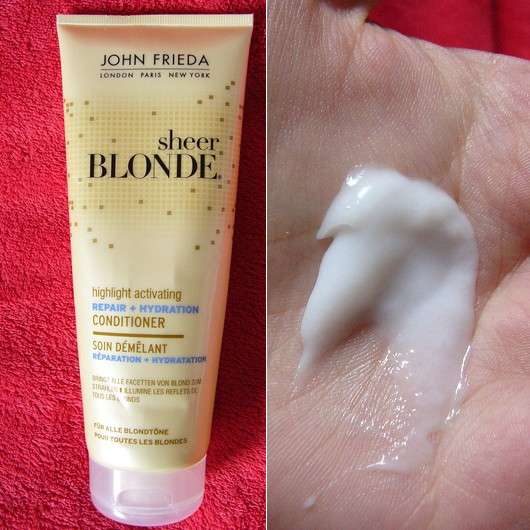 John Frieda Sheer Blond Highlight Activating Repair + Hydration Conditioner