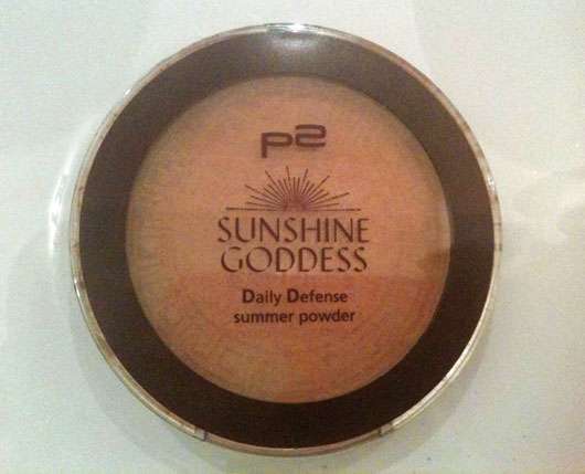 Produktbild zu p2 cosmetics sunshine goddess daily defense summer powder – Farbe: 020 sun tanned (LE)