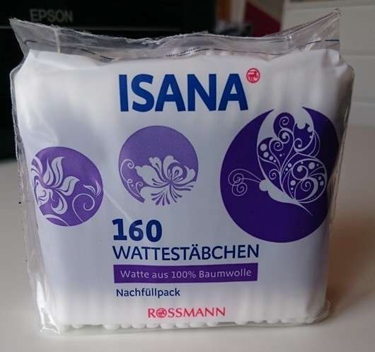 <strong>ISANA</strong> 160 Wattestäbchen (Nachfüllpack)