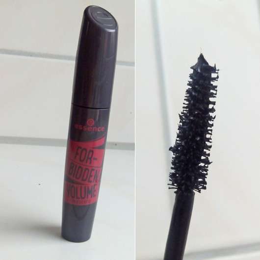 essence forbidden volume mascara, Farbe: black