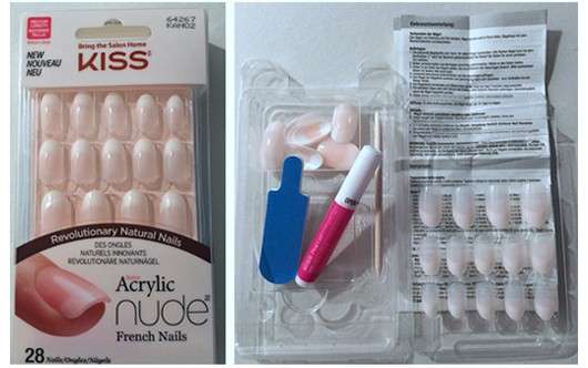 KISS Salon Acrylic Nude French Nails