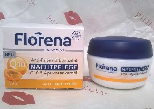 Florena Anti-Falten & Elastizität Nachtpflege Q10 & Aprikosenkernöl