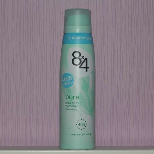 8x4 Pure Deodorant Spray 