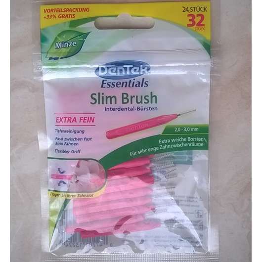 slDenTek Essentials Slim Brush Interdental-Bürsten Minze 