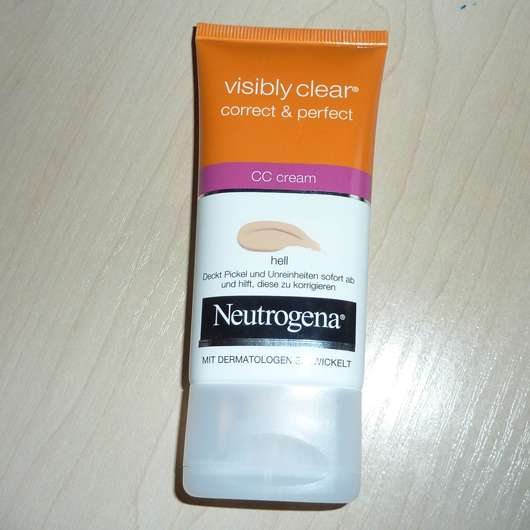 Neutrogena Visibly Clear correct & perfect CC cream, Farbe: Hell