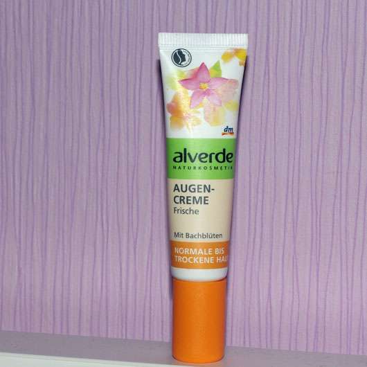 alverde Augencreme Frische mit Bachblüten