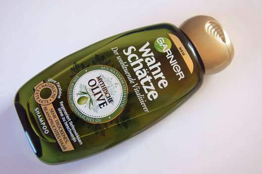 Garnier Wahre Schätze Der wohltuende Vitalisierer Shampoo Mythische Olive