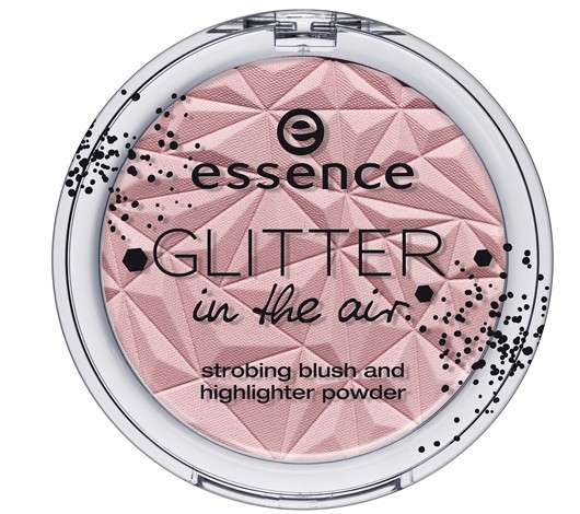 essence glitter in the air – strobing blush and highlighter powder