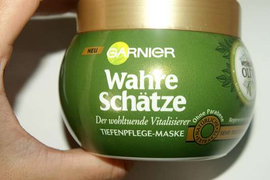 Garnier Wahre Schätze Der wohltuende Vitalisierer Tiefenpflege-Maske Mythische Olive