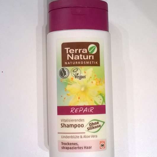 Terra Naturi Repair Vitalisierendes Shampoo Verpackung und Design