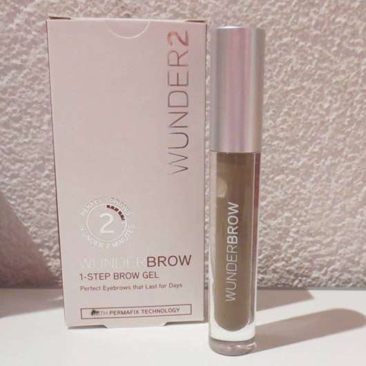 WUNDER2 WUNDERBROW Semi Permanent Eyebrows-Gel, Farbe: Brunette