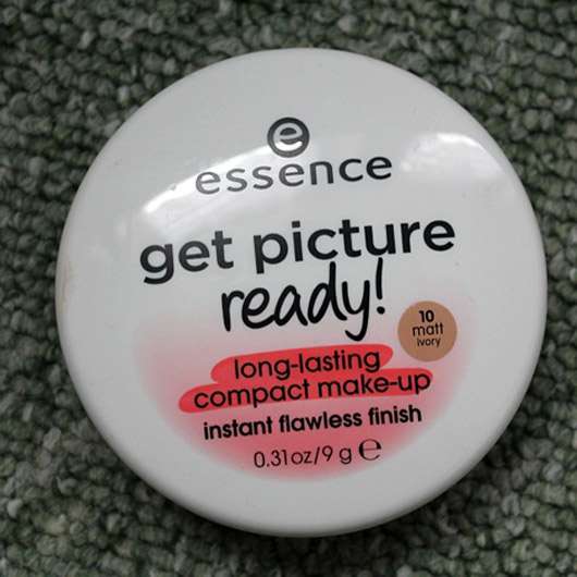 essence get picture ready! long-lasting compact make-up, Farbe: 10 matt ivory