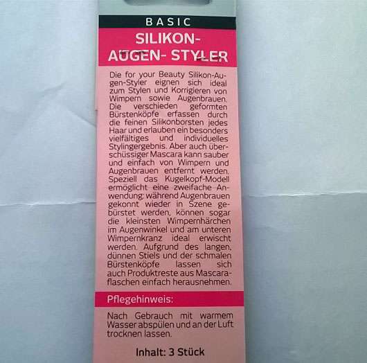 for your Beauty Basic Silikon-Augen-Styler - Rückseite