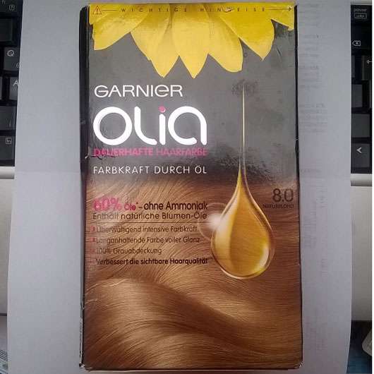 Garnier Olia Dauerhafte Haarfarbe, Farbe: 8.0 Naturblond