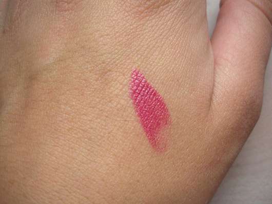 KORRES Guava Lipstick, Farbe: 27 Mauve - Farbabgabe auf dem Handrücken
