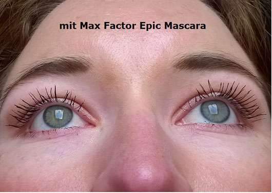 Max Factor False Lash Epic Mascara, Farbe: Black - Wimpern mit Mascara