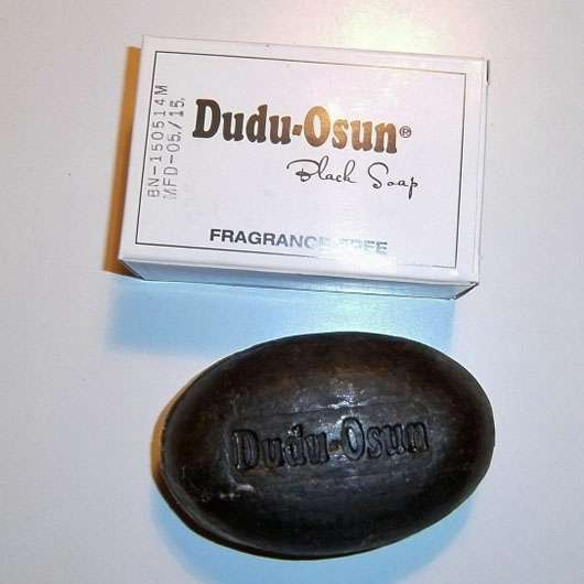 Dudu-Osun PURE – Schwarze Seife - ausgepackt