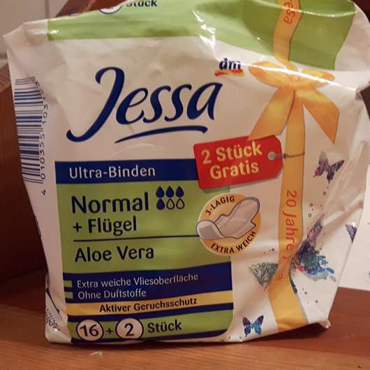 Jessa Ultra-Binden Normal + Flügel Aloe Vera