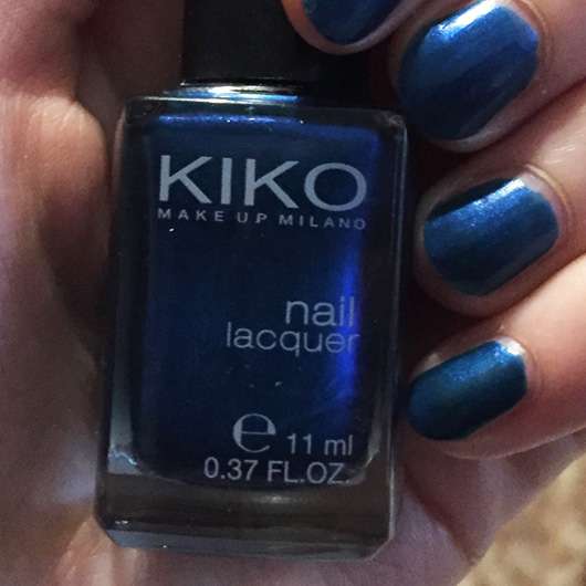 KIKO Nail Lacquer, Farbe: 520 Gentian Blue Metallic