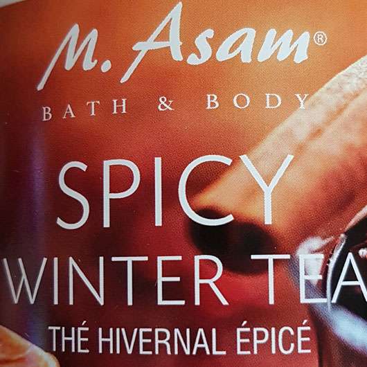 M. Asam Spicy Winter Tea Körpercreme - Etikett
