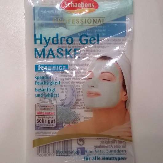 Schaebens Professional Hydro Gel Maske Verpackung