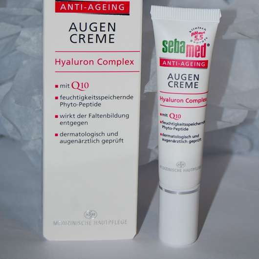 sebamed Anti-Aging Augencreme Tube und Verpackung