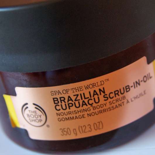 Test Körperpeeling The Body Shop Spa of the World Brazilian Cupuacu