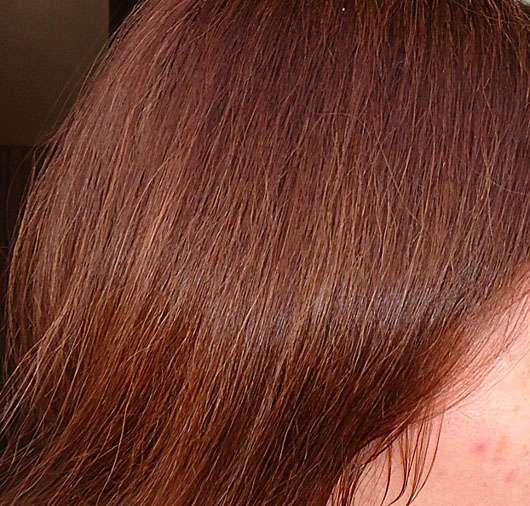 L’ORÉAL PARiS Excellence Crème 3-fach Pflege-Coloration - Farbe: 6.41 Helles Caramel-Braun - Haare nach der Anwendung