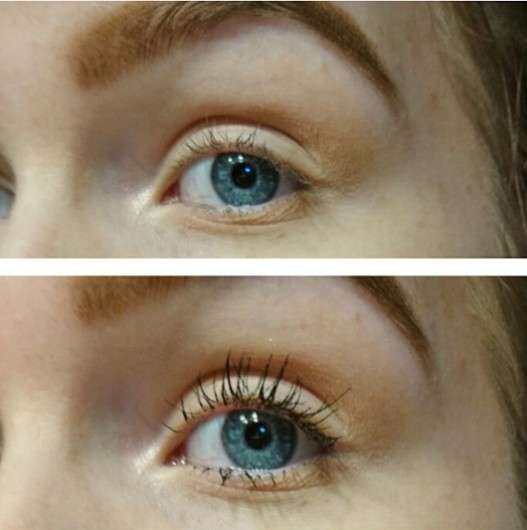 Auge ohne/mit L’ORÉAL PARiS Volume Million Lashes Fatale Mascara, Farbe: Black