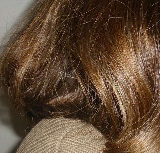 Haare gewaschen mit Schwarzkopf GLISS KUR Ultimate Repair 1-Minute Intensivkur