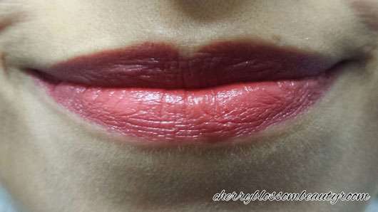 Catrice Ombré Two Tone Lipstick, Farbe: 060 Bloody Vampire Kiss auf den Lippen