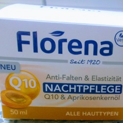 Produktbild zu Florena Anti-Falten & Elastizität Nachtpflege Q10 & Aprikosenkernöl