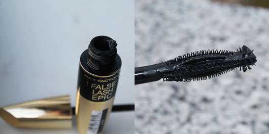 Max Factor False Lash Epic Mascara, Farbe: Black Öffnung und Bürste