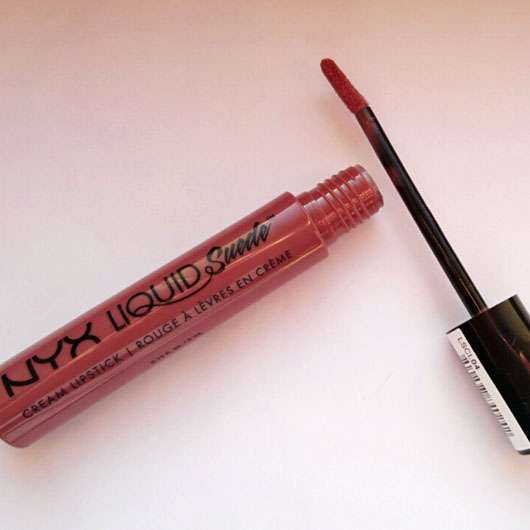 NYX Liquid Suede Cream Lipstick, Farbe: 04 Soft-Spoken